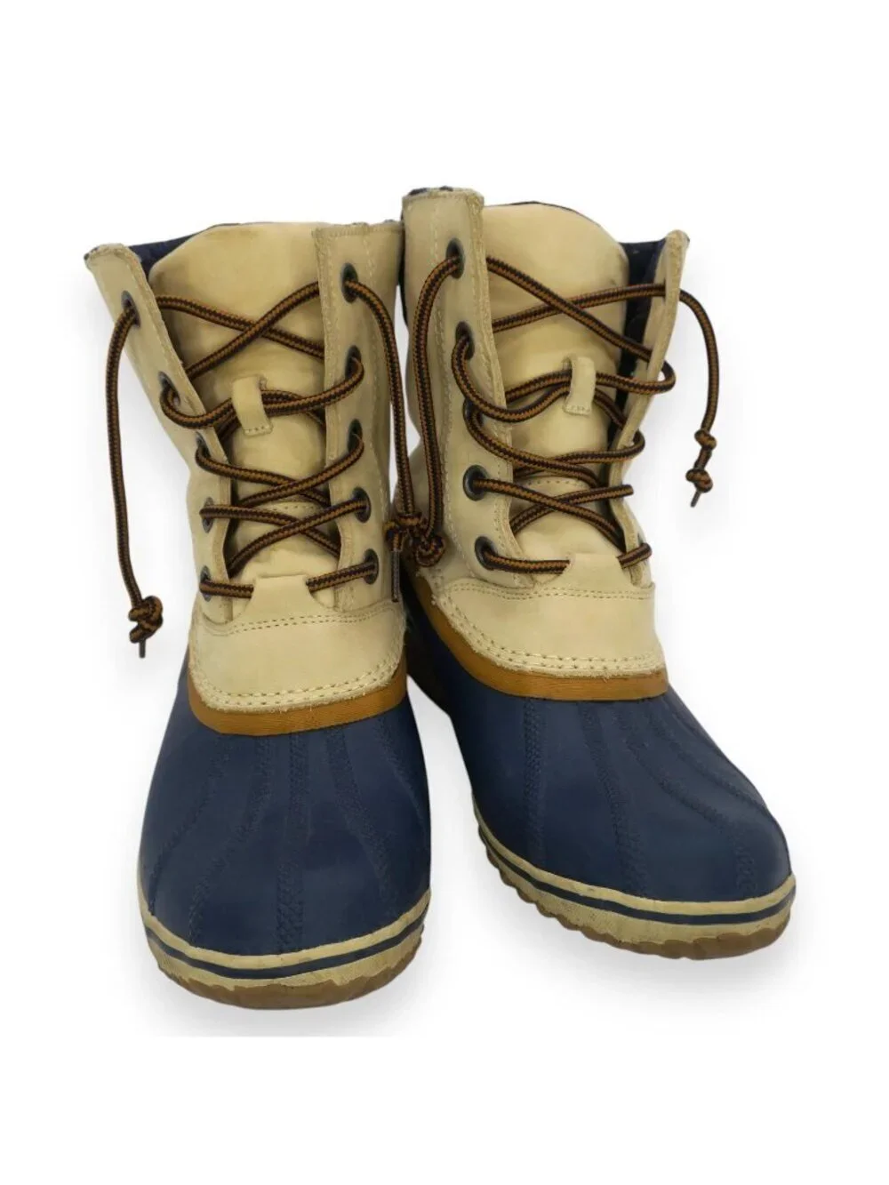 Sorel Duck Boots Slimpack II Lace Up Waterproof Leather NL3058-241 Women's 41/10